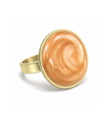 Δαχτυλίδι Chroma Round Apricot Glow