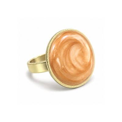 Δαχτυλίδι Chroma Round Apricot Glow