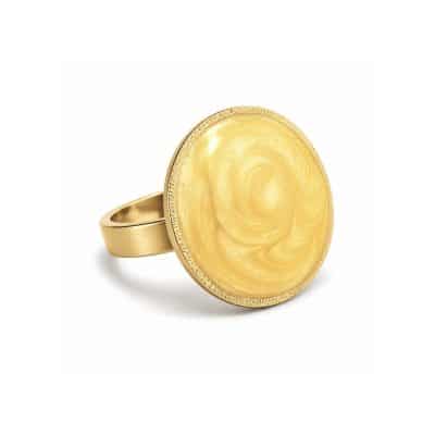 Δαχτυλίδι Chroma Round Golden Pearl