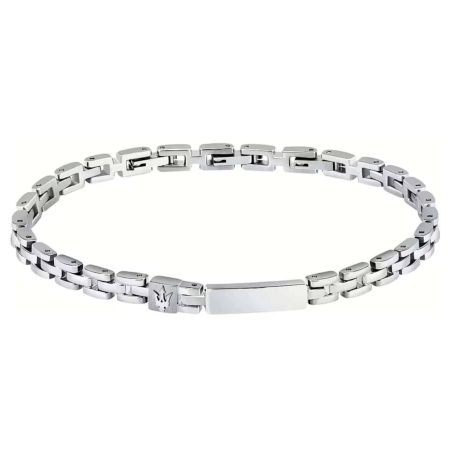 Ανδρικό Βραχιόλι Maserati Iconic JM324AVD57 Silver