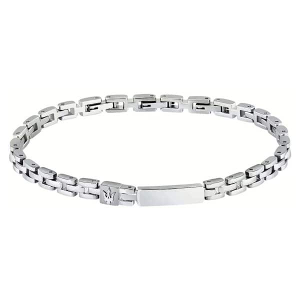 Ανδρικό Βραχιόλι Maserati Iconic JM324AVD57 Silver