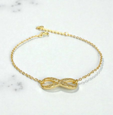 Βραχιόλι Shine Forever Gold από ασήμι 925