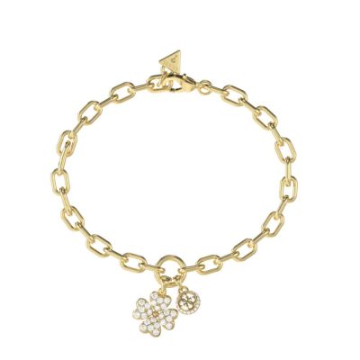 Ατσάλινο βραχιόλι Guess Love Bites Gold