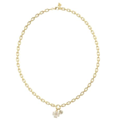 Ατσάλινο Κολιέ Guess Love Bites Gold