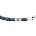 Ανδρικό Βραχιόλι Maserati JM226ATZ87 Ceramic Silver-Blue