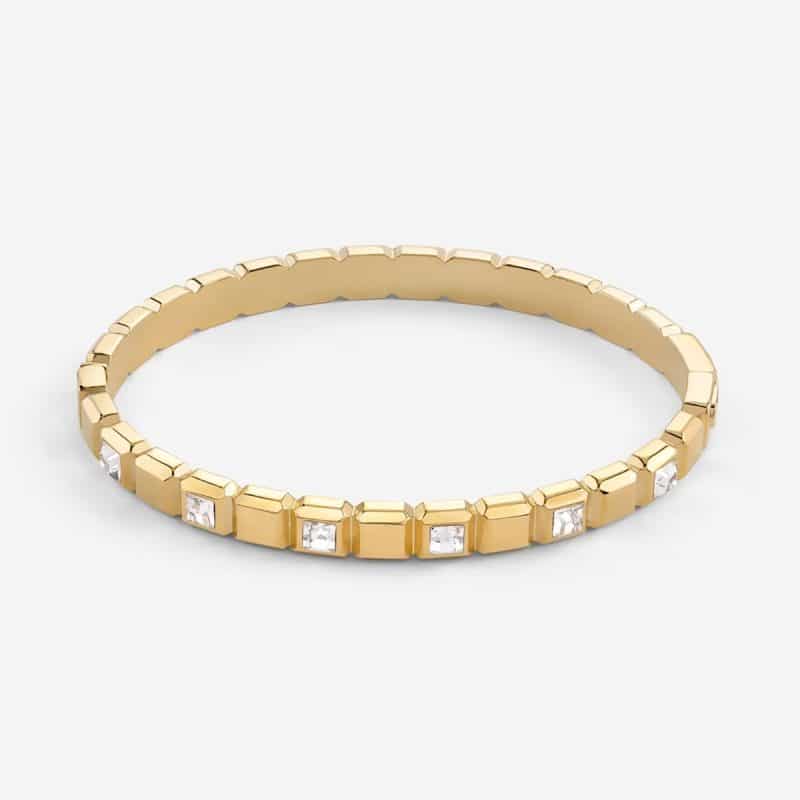 Ατσάλινο βραχιόλι Guess Ace of Diamonds Gold