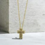 Σταυρός Eterna Gold από ασήμι 925