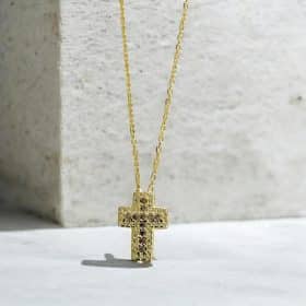 Σταυρός Eterna Gold από ασήμι 925