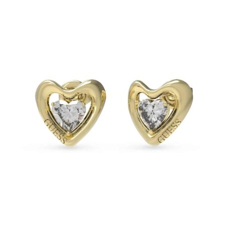 Ατσάλινα Σκουλαρίκια Guess Beloved Gold