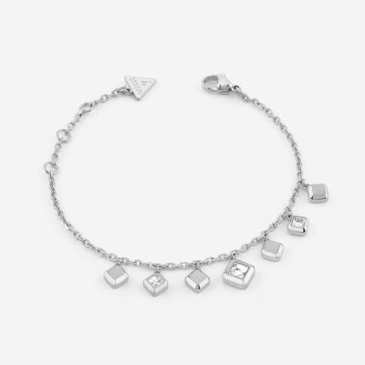 Ατσάλινο βραχιόλι Guess Ace of Diamonds Silver