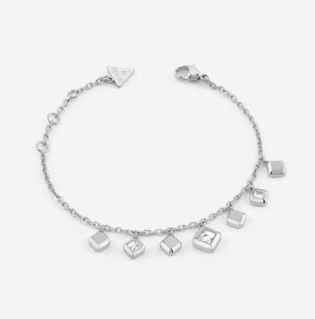 Ατσάλινο βραχιόλι Guess Ace of Diamonds Silver