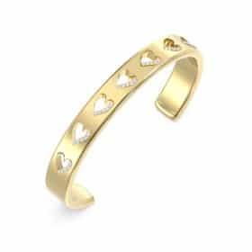 Ατσάλινο βραχιόλι Guess By your Side Gold