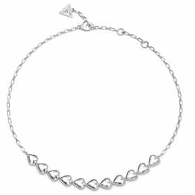 Ατσάλινο Κολιέ Guess By Your Side Silver
