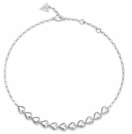 Ατσάλινο Κολιέ Guess By Your Side Silver