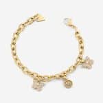 Ατσάλινο βραχιόλι Guess Borboleta Gold