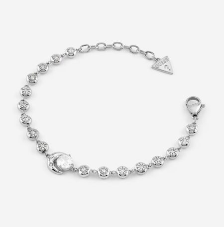 Ατσάλινο βραχιόλι Guess Aurora Silver