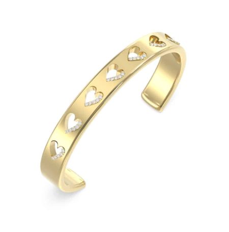 Ατσάλινο βραχιόλι Guess By your Side Gold