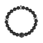 Ανδρικό Βραχιόλι Guess Lion King Beads Black