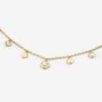 Ατσάλινο Κολιέ Guess Ace of Diamonds Gold