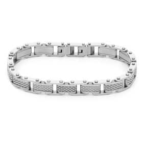 Ανδρικό Ατσάλινο Βραχιόλι Visetti 61C-BR402S διπλής όψης