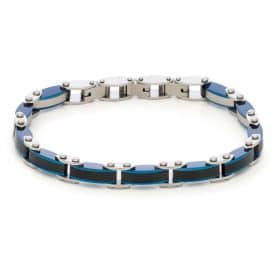 Ανδρικό Ατσάλινο Βραχιόλι Visetti 61C-BR411SBM διπλής όψης