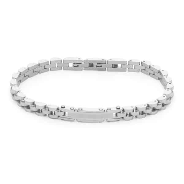 Ανδρικό Ατσάλινο Βραχιόλι Visetti 61C-BR434S Silver