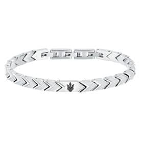 Ανδρικό Βραχιόλι Maserati Iconic JM225AVD91 Silver