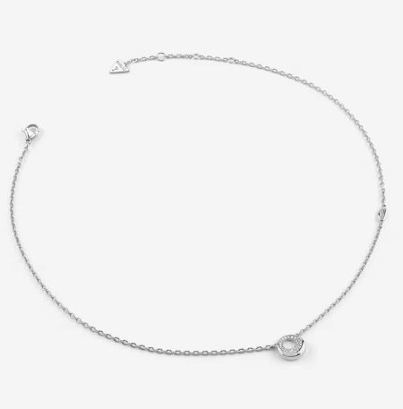 Ατσάλινο Κολιέ Guess Moon Drops Silver