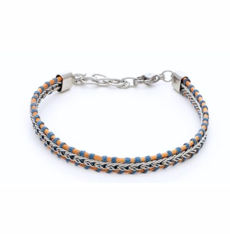 Ανδρικό Βραχιόλι λefkό Urban Edge Orange Blue