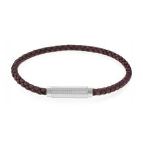 Δερμάτινο Βραχιόλι Calvin Klein Modern Grid Brown