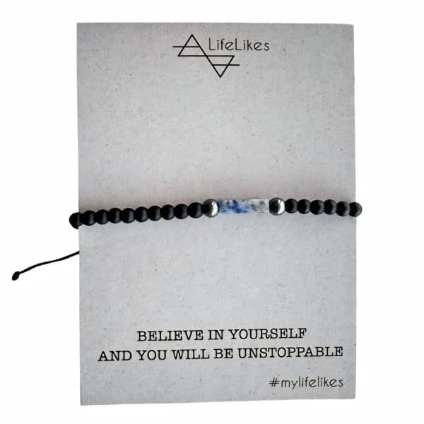 Ανδρικό Βραχιόλι Lifelikes Blue Parallel