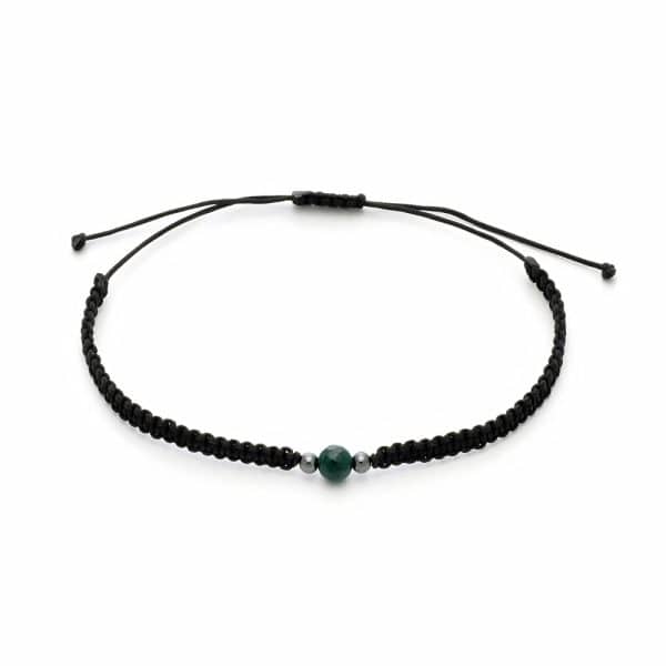 Ανδρικό Βραχιόλι Lifelikes Green Stone