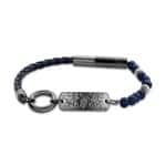 Ανδρικό βραχιόλι Cerruti Duas Grey Blue