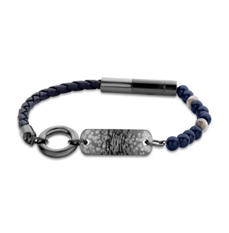 Ανδρικό βραχιόλι Cerruti Duas Grey Blue