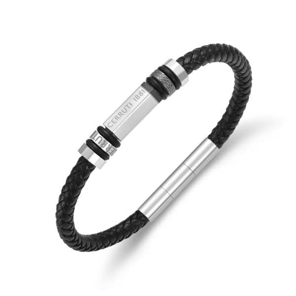 Ανδρικό βραχιόλι Cerruti Narciso Black