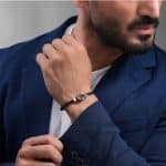 Ανδρικό βραχιόλι Cerruti Vincenzo Black