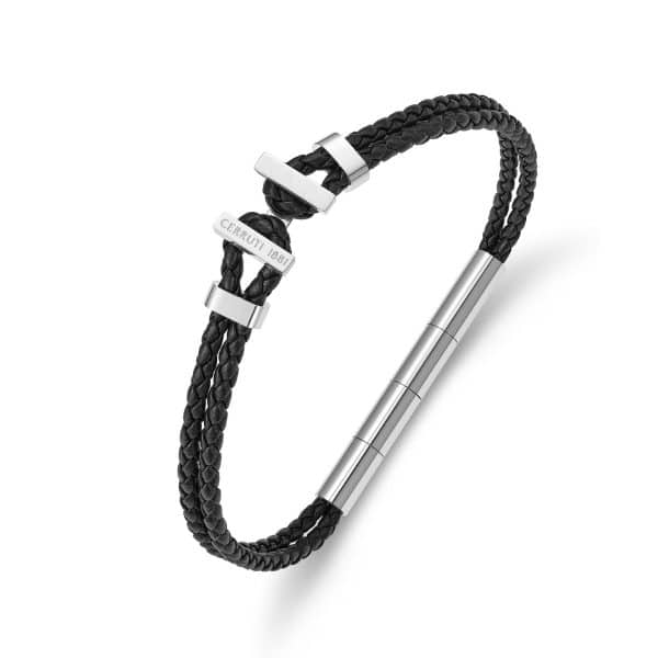 Ανδρικό βραχιόλι Cerruti Ferrucio Black