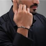 Ανδρικό βραχιόλι Cerruti Ferrucio Black