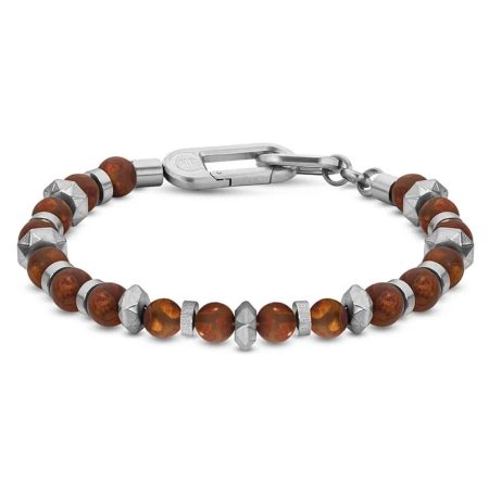 Ανδρικό βραχιόλι Cerruti Nepal Brown