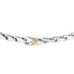 Ανδρικό Βραχιόλι Maserati Iconic JM425AVD102 Silver Gold
