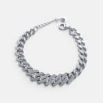 Ατσάλινο Βραχιόλι Peebls Icy Chain Luxe Silver