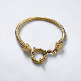 Ατσάλινο Βραχιόλι Peebls Golden Serpent Flow