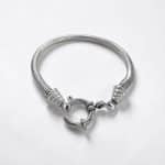 Ατσάλινο Βραχιόλι Peebls Silver Serpent Flow