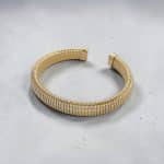Ατσάλινο Βραχιόλι Peebls Golden Coil Elegance
