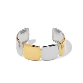 Βραχιόλι So Cute Bold Mosaic Cuff Silver-Gold