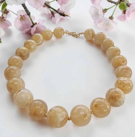 Κολιέ Peebls Golden Pearl Necklace