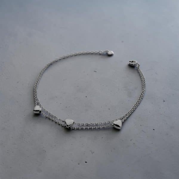 Βραχιόλι Silver Heart Whisper από ασήμι 925