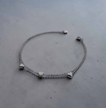 Βραχιόλι Silver Heart Whisper από ασήμι 925