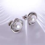 Σκουλαρίκια Pearl Glow Harmony από ασήμι 925