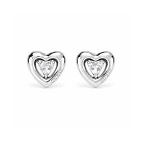 Ατσάλινα Σκουλαρίκια Guess Beloved Silver